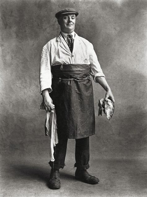 Irving Penn Portrait, Meat Board, Fashion Fotografie, Working Clothes, August Sander, Irving Penn, Clothes Reference, Call Of Cthulhu, Famous Photographers