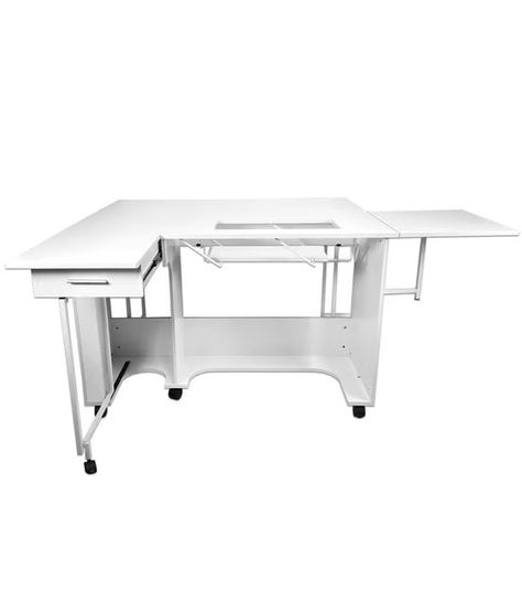 Sullivans 46" x 18" The Ultimate Quilting Table | JOANN Office Craft Room Combo, Quilting Table, Sewing Station, Sewing Room Furniture, Sewing Room Storage, Sewing Machine Table, Foldable Desk, Craft Cabinet, Desk Plans