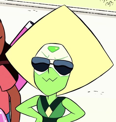 Peridot Icons Steven Universe, Peridot Pfp Su, Peridot Steven Universe Pfp, Peridot Drawing, Peridot Steven Universe Fanart, Peridot Pfp, Peridot Icon, Peridot Fanart, Peridot Su