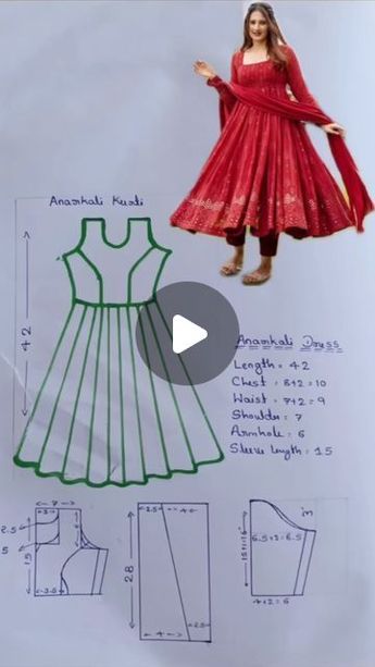 Dress Designs For Stitching, Pattern Drafting Tutorials, Sewing Measurements, Clothing Pattern Design, Easy Dress Sewing Patterns, Dress Sewing Tutorials, Sewing Easy, Latest Model Blouse Designs, Sewing Patterns Blouse