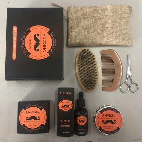 Men's beard care kit. Men's beard care kits have become increasingly popular in recent years, and for good reason. Growing a beard is no longer just a fashion trend, but a lifestyle choice that requires serious attention and maintenance. Beard Care Kit, Beard Kit, Natural Man, Grow Beard, Beard Grooming, Care Kit, Beard Care, Grooming Kit, Bearded Men