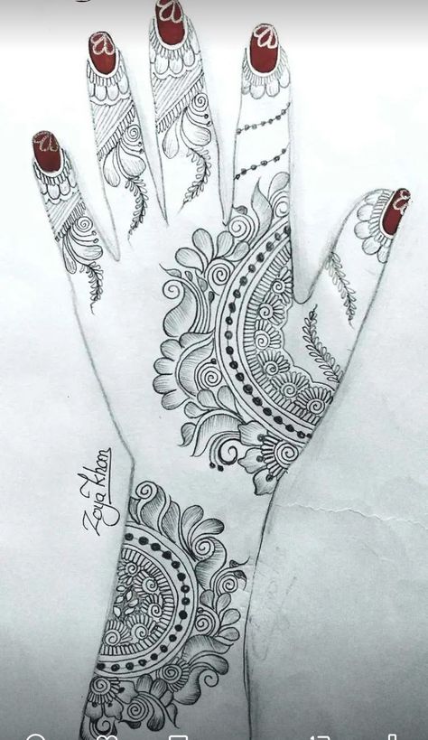 Mehndi Art Designs Drawing, Mehndi Designs Pencil Sketch, Mehndi Designs Drawing, Pencil Mehndi Design, Mehandi Drawing, Mehndi Drawing, Traditional Sketches, Mendi Design, Latest Arabic Mehndi Designs