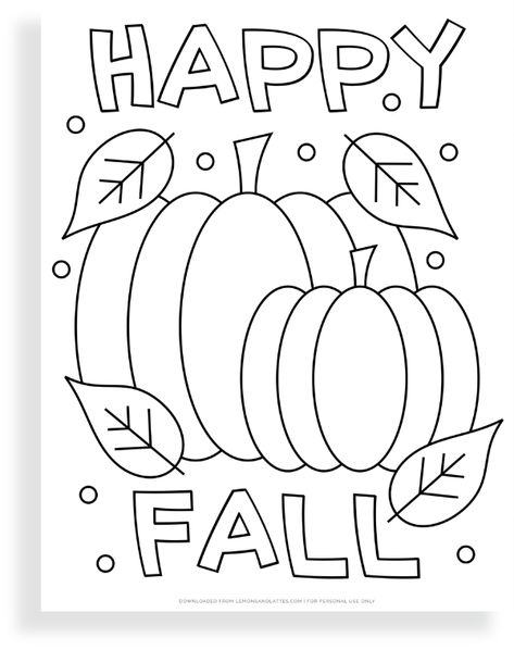 Print these free printable Happy Fall coloring pages! These have plenty of fall leaves that kids can color and a couple of them also have some pumpkins. Hello Fall Coloring Pages, Preschool Sheets Free Printable, Free Printable Fall Activity Sheets, Free Color Sheets Printables, First Day Of Fall Coloring Page, Fall Color Pages Free Printable, Fall Color Sheets Free Printable, Fall Colouring Printables, Fall Coloring Sheets For Kids