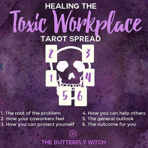 Butterfly Witch, Toxic Workplace, Tarot Reading Spreads, Learning Tarot Cards, Tarot Gratis, Tarot Card Spreads, Tarot Tips, Tarot Meanings, Tarot Spread