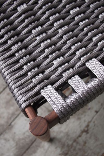 favd_mattthorntondesign-May 19 2015 at 11:26PM Macrame Chairs, Chair Repair, Woven Chair, Woven Furniture, Diy Chair, Furniture Outdoor, Diy Outdoor Furniture, Diy Patio, Handmade Furniture