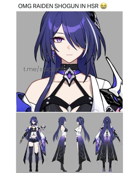 Honkai Impact Design, Honkai Impact Characters, Honkai Star Rail Acheron, Acheron Honkai Star Rail, Honkai Star Rail Oc, Hsr Oc, Acheron Hsr, Anime Blue Hair, Character Outline