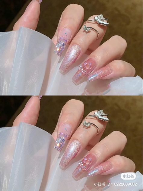 Nails Douyin, Aesthetic Nail, Cute Aesthetic, Pretty Nails, Follow Me, Nails, Quick Saves