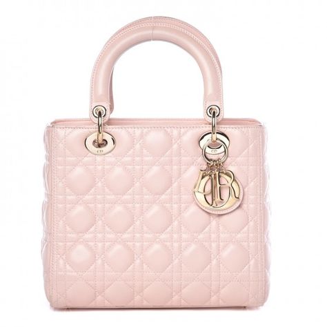 Spring is just around the corner and you’ll look like feminine perfection with this light pink Lady Dior bag. It’s in the size Medium, which would be perfect for almost everyone (not too small or too big for anyone). It’s also a whopping $2,000 less than retail! Dream Bags, Pink Aura, Girly Bags, Dior Handbags, Pretty Bags, Bijoux Diy, Gucci Handbags, Cute Bags, Lady Dior Bag