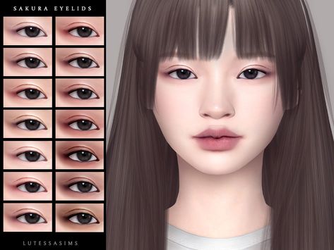 Sims 4 eyelids The Sims 4 Aegyo Sal, Sims Eyelids, Sims 4 Cc Eyes Shape Asian, Ts4 Eyelids, Sims 4 Manga Lashes, Sims 4 Skinblends, Sims 4 Cc Asian Eyes Preset, Sims 4 Eyelids, Ts4 Eye Presets