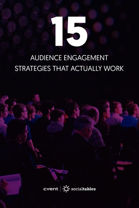 Audience engagement plays a significant role in the success of any event. Whether in-person or online, event organizers want attendees to pay attention and participate. In fact, more than 80% of marketing professionals believe that audience engagement is a key indicator of an event’s success. Expert event planners and organizers understand that choosing the right audience engagement strategies can make or break an event. Event Marketing Strategy, Engagement Marketing, Engagement Strategies, Event Planning Tips, Market Your Business, Online Event, Marketing Professional, Audience Engagement, Event Organization