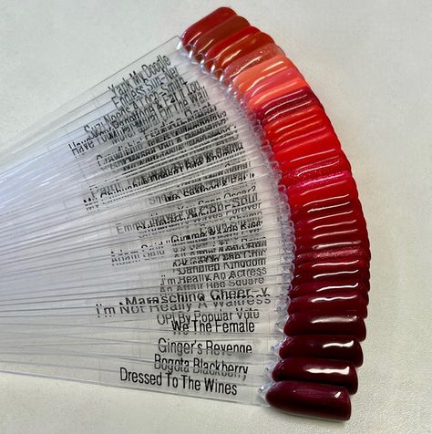 Opi Red Swatches, Nail Swatches Sticks, Opi Nail Swatches, Opi Red, Nail Swatches, Opi Nails, Nail Artist, Nail Tech, Red Nails