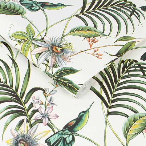 Craftsman Wallpaper, Wallpaper Bedroom Feature Wall, Country Market, Paradise Wallpaper, Chinoiserie Wallpaper, How To Make Paper Flowers, Inspire Me Home Decor, Jungle Wallpaper, Botanical Wallpaper