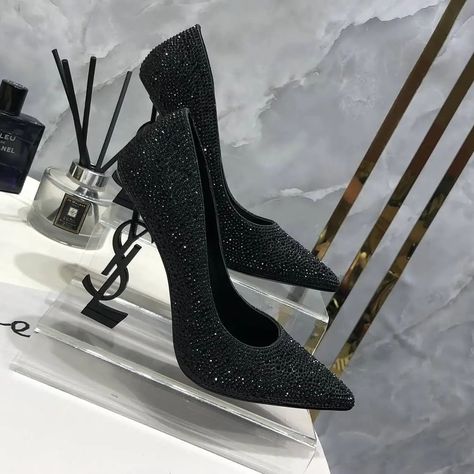 Inbox for order | Link in bio Ysl Sandals, Heels Aesthetic, Fashion Shoes Heels, Fashion Shoes Sandals, Ysl Heels, Bag Guide, Fashion High Heels, Dream Shoes, Womens Heels