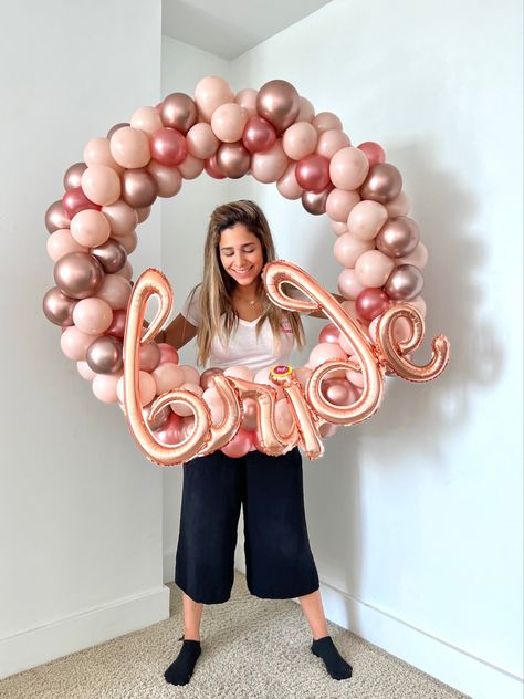 Bride To Be Balloons, Bride To Be, Balloon Decorations, Bridal Shower, Balloons, Yoga, Shower, Quick Saves