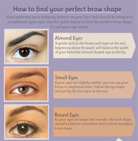 Eyebrow Shape For Almond Eyes, Trendy Eyebrow Shapes, Eyebrows For Diamond Face Shape, Heart Face Shape Eyebrows, Eyebrows For Almond Eyes, How To Fix Eyebrows Shape Tutorials, Eyebrows For Inverted Triangle Face, Round Eyebrows Shape, Eyebrows For Heart Shaped Face