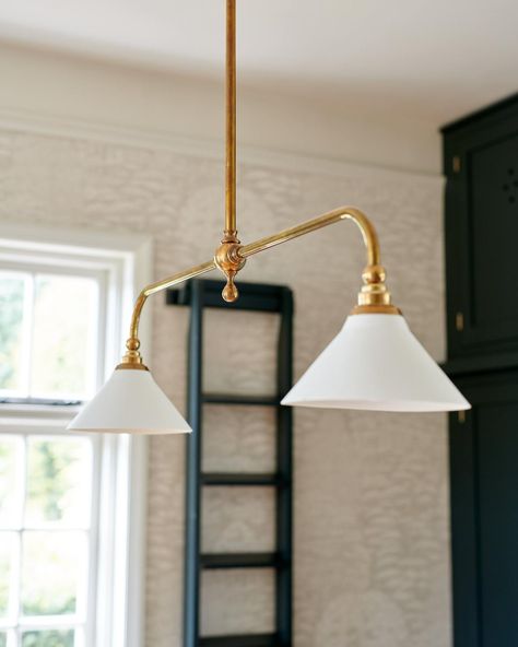 The Heirloom Gaselier Light | deVOL Kitchens Colonial Lighting Fixtures, Colonial Light Fixtures, Colonial Lighting, Devol Kitchens, Cottage Style Home, All Of The Lights, Dutch Colonial, Kitchen Ceiling Lights, Hobby Room