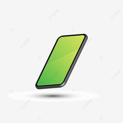 Gold Mobile, 3d Mobile, 3d Mockup, Green Gradient, Png Hd, Phone Mockup, Mobile Screen, Phone Icon, Apple Phone