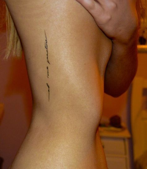 7 Tattoo Placement, Unique Quote Tattoo Placement, Wishbone Tattoo Placement, Dainty Script Tattoo Placement, Three Word Tattoo Placement, Secretive Tattoo Placement, Hot Tattoo Placement, Vertical Side Tattoos Women, Different Tattoo Placement Ideas