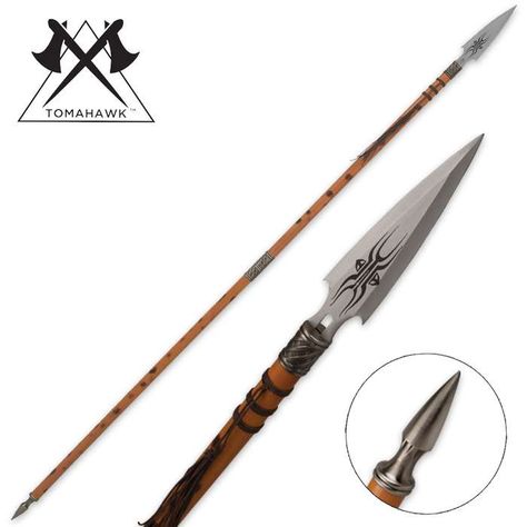 African Wooden Warrior Spear Hunting Spear, African Spear, Spear Head, Safety Gear, Cool Swords, Spears, Archery, Blacksmithing, Marvel