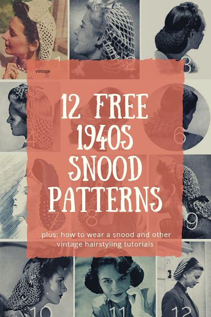 Crochet Thread Patterns, Snood Pattern, Crochet Snood, Hair Snood, Crochet Edgings, Knitting And Crochet Patterns, Vintage Crochet Patterns, Fashion Crafts, Retro Hair