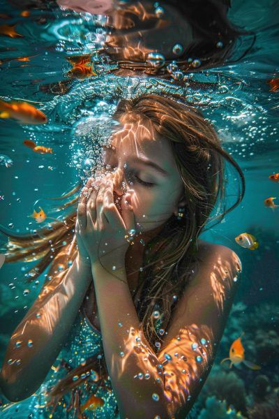 Mermaid Photoshoot Ideas, Fantasy Creatures Mythology, Mermaid Photoshoot, Underwater Ruins, Underwater Photoshoot, Underwater Model, Scuba Diving Photography, Lake Photoshoot, Water Shoot