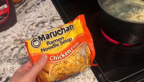 Ramen is very cheap and can be a filling meal. There are many ways to improve instant ramen by adding things to it, but I’ll be sharing my favorite way to make it tastier. Maruchan Ramen Noodles, Ramen Flavors, Crockpot Lunch, Maruchan Ramen, Ramen Noodle Soup, Ramen Noodle Recipes, Asian Vegetables, Ramen Soup, Instant Ramen