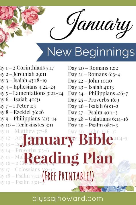 Our God is in the business of giving us a new beginning... one that will endure not by our own strength, but by the power of the Holy Spirit. Be sure to check out this month's Bible reading plan all about our new beginnings in Christ! #BibleReadingPlan #NewBeginning #January January Bible Reading Plan, Bible Writing, Bible Plans, Scripture Writing Plans, Scripture Writing, Writing Plan, Bible Study Plans, Bible Plan, Peace Of God