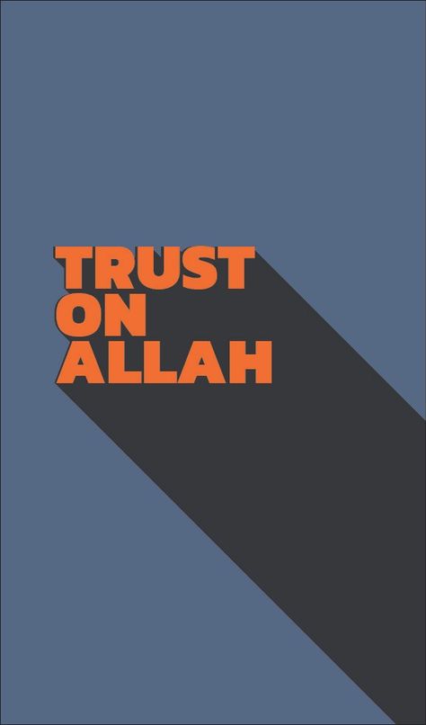 A wallpaper about the trust in Allah. Typography Quotes Inspirational, Islamic Whatsapp Dp, Adele Wallpaper, Islamic Dp Quotes, Islamic Logo, Widget Quotes, Tshirt Prints, Islamic Wallpapers, Trust Allah