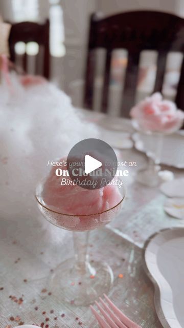 Shakira Patterson | Tradition Maker🪄✨ on Instagram: "☁️9️⃣✨Raegan’s “On Cloud Nine” party was a literal dream! We celebrated with pancakes, pjs, cotton candy clouds and all of the girly fun like face masks and a bracelet bar! I’ll share more soon, but after hosting 9 little girls, and cleaning up, I’m passing out for the rest of the night 🤣😂😅" Cloud 9 Birthday Party Ideas Diy, On Cloud 9 Party, On Cloud 9 Birthday Party, Cloud Nine Birthday Party, Cloud 9 Birthday Party Ideas, Cotton Candy Birthday Party, Cloud 9 Birthday, 9th Birthday Cake, Kids Birthday Party Food