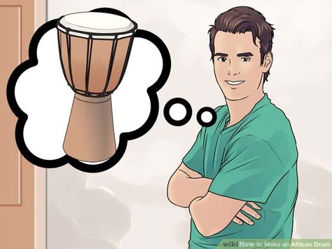 how to make an african drum Homemade Drum, Drums Pictures, Africa Party, Drums Girl, Diy Drum, Drum Lessons For Kids, Drum Craft, Drums Artwork, Kids Drum Set