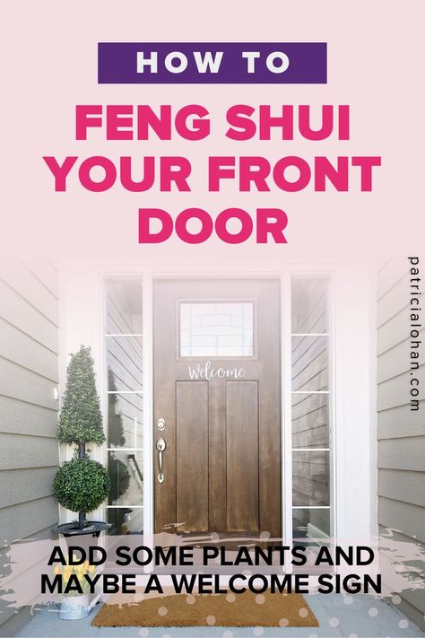 You can make your entrance more welcoming not only for you to feel good, but to also call in more good things into your life. Click link to know more. #patricialohan #fengshui #fengshuiexpert #home #homedecor #happyhome #fengshuilifestyle #fengshuiconsultant #fengshuitips #meditation #fengshuiluckycharms #yoga #fengshuimaster #fengshuiliving #fengshuilove #reiki #fengshuitimemanagement #fengshuiyourlife #fengshuiinspired Feng Shui Entrance, Feng Shui Love, Feng Shui Front Door, Feng Shui Master, Door Entrance, Feng Shui Tips, Entrance Doors, Feng Shui, Reiki