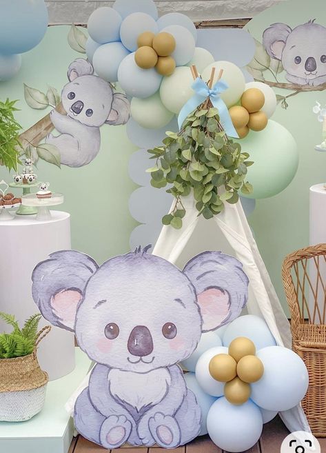 Koala Baby Shower Theme, Baby Koala, Koala Baby, Baby Angel, Baby Shower Theme, Baby Boy Shower, Baby Shower Themes, New Ideas, Koala