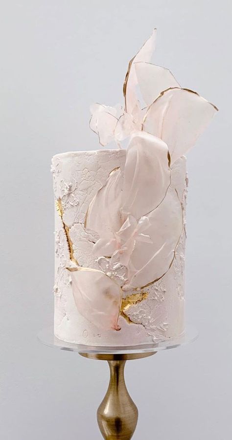 Wedding Ideas Archives - Fabmood | Wedding Colors, Wedding Themes, Wedding color palettes White And Gold Anniversary Cake, Creative Wedding Cakes, Wafer Paper Cake, Elegant Birthday Cakes, Torte Cupcake, Wedding Cake Photos, Modern Cakes, Engagement Cakes, Modern Wedding Cake