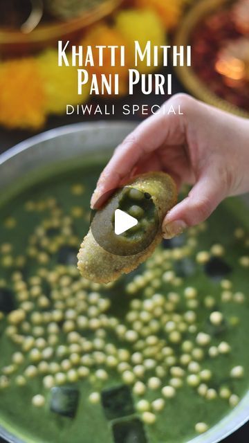 How To Make Pani Puri At Home, Paani Puri, Diwali Snacks, Hosting Friends, Seasoning Cast Iron, Pani Puri, Diwali Food, Chaat Masala, Indian Street Food