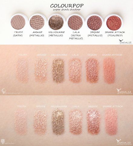 Colourpop Super Shock Shadow Colourpop Super Shock Eyeshadows Swatch, Super Shock Shadow, Colourpop Super Shock, Super Shock, Christmas 2024, All Things Beauty, Makeup, Hair, Christmas