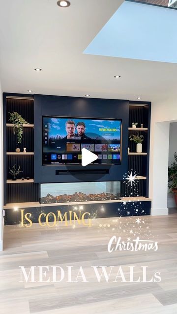 Wall Units, Instagram Christmas, Media Wall, Get It Done, Fitted Furniture, Holiday Ready, Bespoke Furniture, Christmas Is Coming, Wall Unit