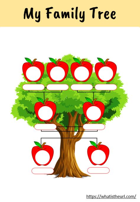 Matching Preschool Activities, Number Matching Preschool, Family Tree Kindergarten, Family Tree Activity, Family Tree Drawing, Family Tree Clipart, Writing Activities For Preschoolers, Family Tree For Kids, Tree Activity