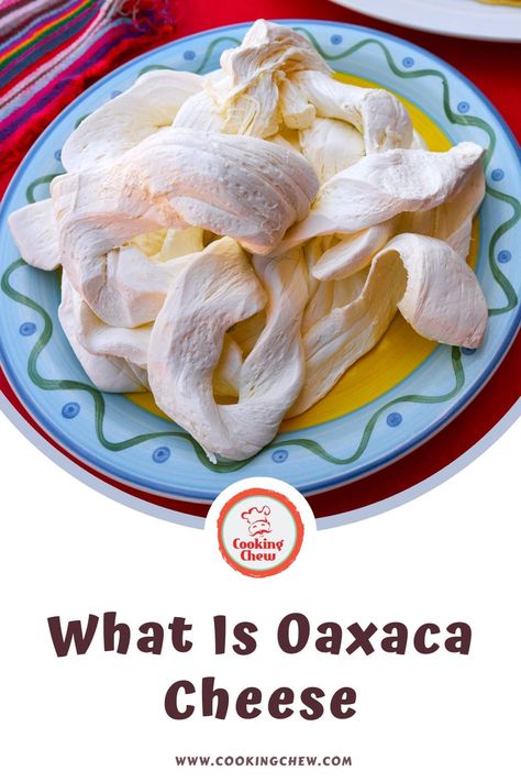 Ready to learn what is Oaxaca cheese? First, it’s pronounced Wah-HA-Kah, and aka Mexican Mozzarella! Now, join me as we talk more about Oaxaca cheese: origin, taste, shelf life, and more! Barata Cheese, Oaxaca Cheese Recipes, Spanish Cheese, Oaxaca Cheese, Cheese Wrap, White Cheese, Fresh Cheese, Butter Cheese, Cooking 101