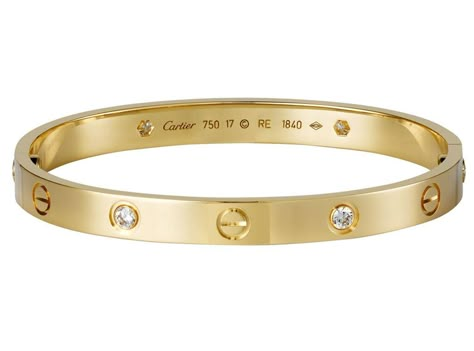 Bracelet Cartier, Cartier Earrings, Van Cleef & Arpels, Bracelet Love, Gold Rings Jewelry, Cartier Jewelry, Bracelets Gold Diamond, Love Bracelet, Cartier Love