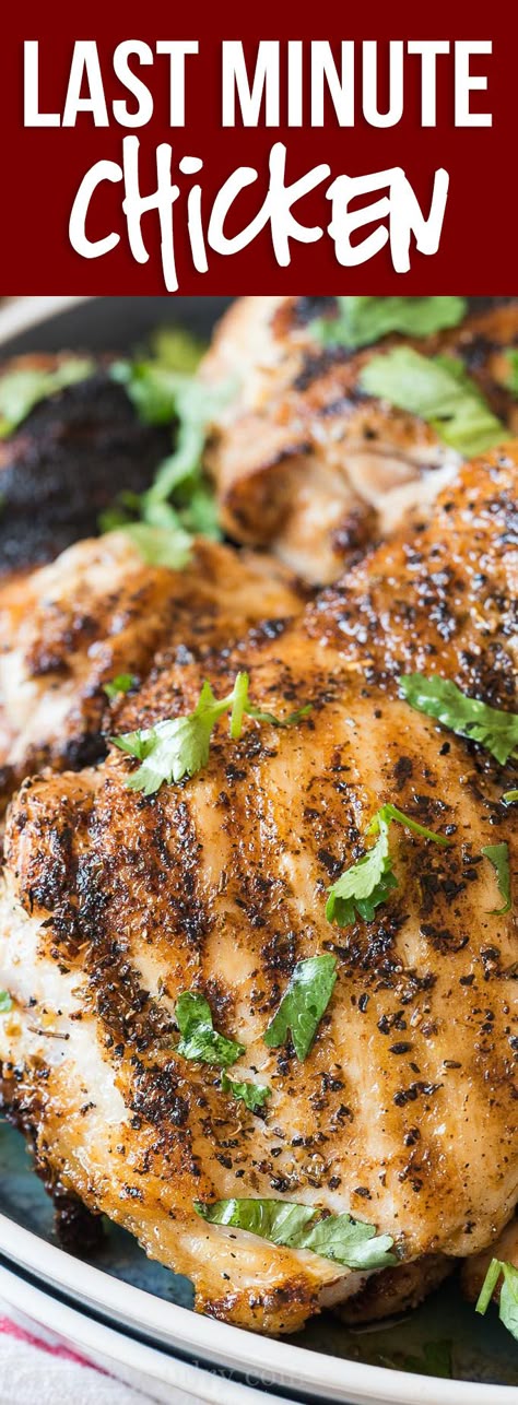 This Last Minute Chicken Recipe is made in just one skillet and is the perfect quick and easy recipe to get dinner or lunch on the table in a hurry! via @iwashyoudry Nutrition Snacks, Chicken In A Skillet, Lunch Quick, Chicken Recipes Easy Quick, Minute Chicken, Chicken Casseroles, Chicken Illustration, One Skillet, Recipe Dinner