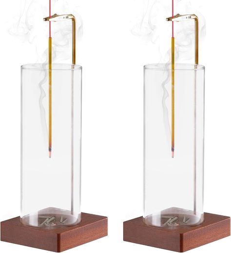 2 Pack Durmmur Incense Holder for Sticks, Insence-Stick Holder Ash Catcher with Removable Glass [Anti-Ash Flying],Mess-Free Incense Burner Holder,Perfect for Meditation Yoga Relaxation,Home Decor Relaxation Room Decor, Amazon Luxury, Yoga Relaxation, Terrarium Bowls, Dog Pooper Scooper, Incense Burner Holder, Car Washer, Incense Sticks Holder, Camp Furniture