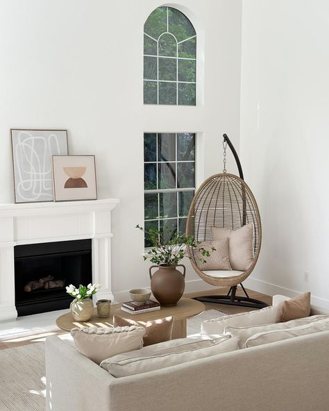 🤎 Living room views! I love how everything is coming together in this living room. The @oliveateliers bench was the perfect addition and I absolutely love its organic and rustic look. What is your favorite decor in my living room? Comment SHOP for links. Neutral Home | Earthy | Organic | Home Decor | Affordable Home Finds | Living Room | Accent Chair | Swing Chair | Reading Corner #livingroomstyle #readingcorner #livingroomstyling #targetstylehome #homeinspiration #neutraldecor #neutra... Chair Reading Corner, Organic Home Decor, Organic Home, Home Finds, Neutral Home, Swing Chair, My Living Room, Target Style, What Is Your Favorite