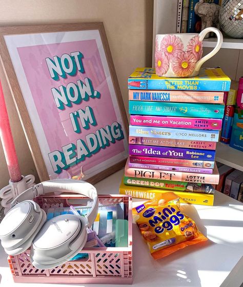 Spring book stack 🌷🐰🐣🎀 I am definitely feeling the joys of spring 😃 I am loving the flowers blooming & pink blossom. I am so happy about… | Instagram Bookstagram Aesthetic, Bookish Aesthetic, Aesthetic Reading, Summer Phone, Fun Lifestyle, Spring Books, Bookstagram Inspiration, Reading Aesthetic, Aesthetic Books