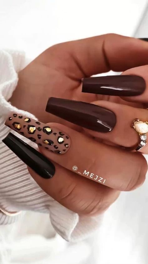 Fall Nails | Nails | Fall Nail Designs | Nail Designs | Nails Acrylic | Acrylic Nails | Brown Nails Check more at https://mangadexx.com/fall-nails-nails-fall-nail-designs-nail-designs-nails-acrylic-acrylic-nails-brown-nails/ Acrylic Nails Brown, Black Gel Nails, Nails Brown, Designs Nail, Nails Fall, Brown Nails, Fall Nail, Fall Nail Designs, Fall Nails