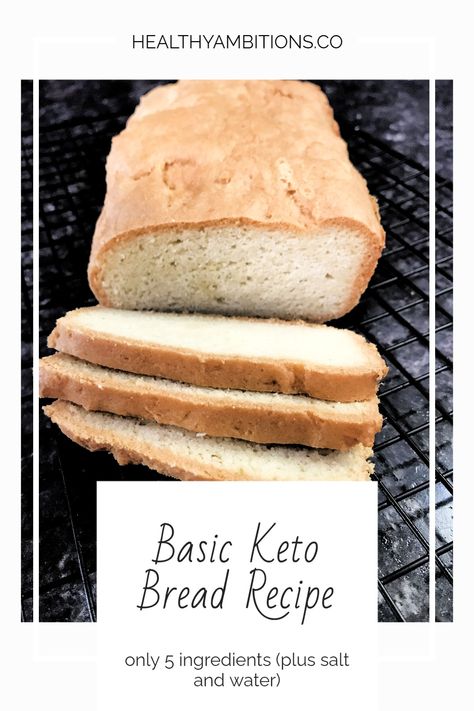 Homemade Keto Bread, Super Easy Bread Recipe, Almond Flour Bread Recipes, Recipe With Almond Flour, Keto Brood, Basic Keto, Easy Keto Bread Recipe, Pre Post Workout, Keto Bread Recipe