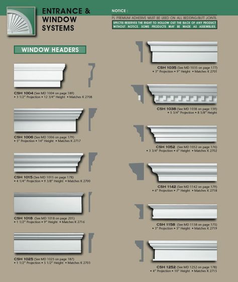 Window Moulding Ideas, Types Of Crown Molding, Door Architrave, Exterior Window Molding, Moulding Ideas, Window Moulding, Vinyl Window Trim, Interior Window Trim, Cornice Design