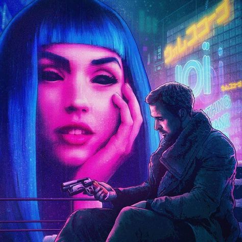 Aesthetic asf Blade Runner Wallpaper, Galaxia Wallpaper, Blade Runner Art, Synthwave Art, Free Poster Printables, Райан Гослинг, New Retro Wave, Blade Runner 2049, Cyberpunk Aesthetic