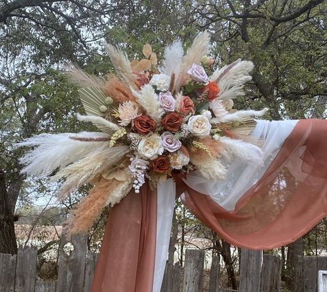 Terracotta Wedding Arch, Boho Wedding Arch, Fall Wedding Arches, Football Mums, Aisle Runners, Fall Swags, Terracotta Wedding, Arch Decoration, Wedding Arch Flowers