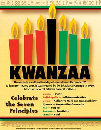 Kwanzaa Forgotten Holiday? Seven Principles Of Kwanzaa, Kwanzaa Crafts, Kwanzaa Activities, Kwanzaa Principles, Happy Kwanzaa, December Holidays, 4 December, African American Culture, Holidays Around The World