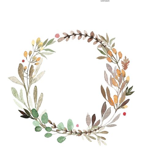 digital file for download only you will receive jpg and pdf files lovely watercolor floral wreath this can be personalized if need be, hi- resolution file at 300dpi please message with any queries and we will endeavour to get back to you within a few hours Monday to Friday, Weekends may take longer Watercolor Floral Wreath, Round Border, Wreath Illustration, Beautiful Tattoos For Women, Floral Wreath Watercolor, Floral Leaves, Wreath Watercolor, Wedding Save The Date, Botanical Drawings